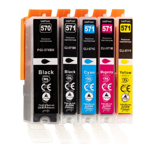 Compatible PGI-570/CLI-571XL Canon Ink Cartridges – 1 Multipack