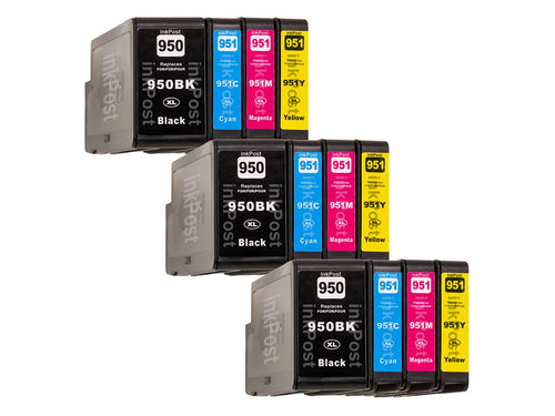 Compatible 950XL/951XL HP Ink Cartridges – 3 Multipacks