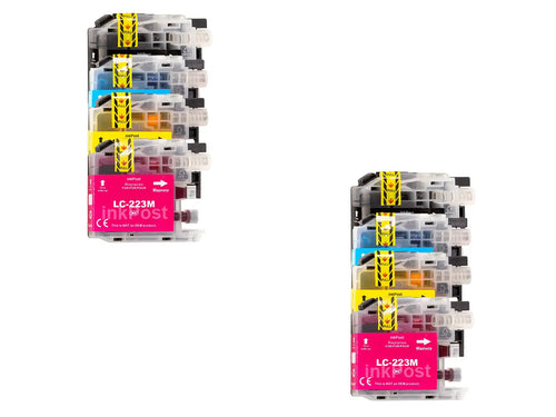 Compatible LC223 Brother Ink Cartridges – 2 Multipacks