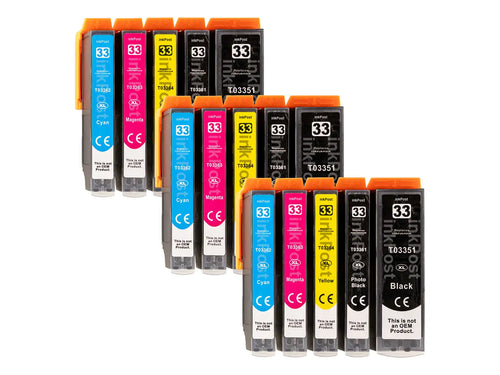 Compatible 33XL Epson Ink Cartridges – 3 Multipacks
