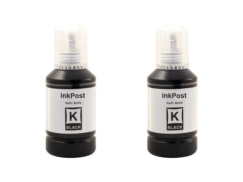 Compatible Epson Ecotank – Bouteille d’encre pigmentaire, 2 x noir