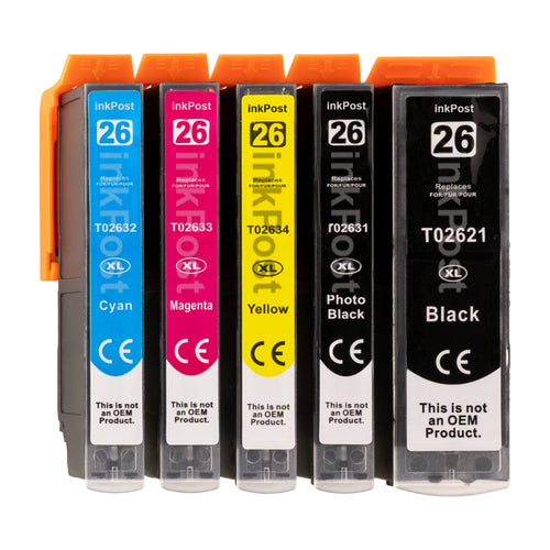 Compatible 26XL Epson Ink Cartridges – 1 Multipack