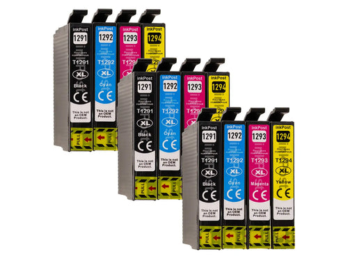 Compatible T1295 Epson Ink Cartridges – 3 Multipacks