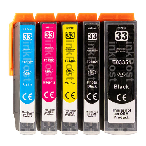 Compatible 33XL Epson Ink Cartridges – 1 Multipack