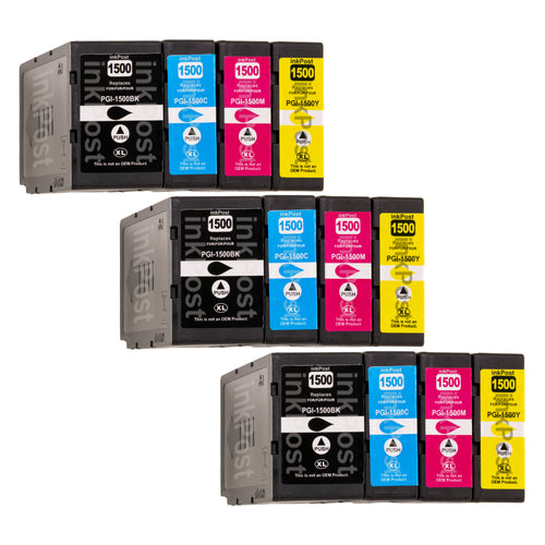 Compatible PGI-1500XL Canon Ink Cartridges – 3 Multipacks