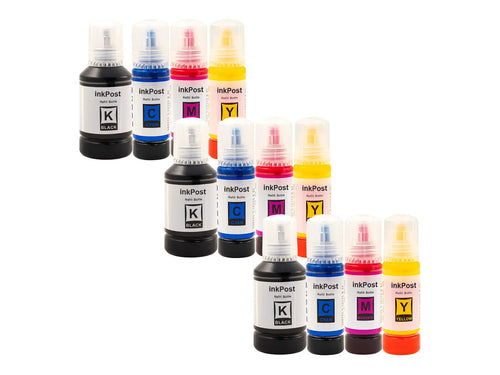 Compatible Epson Ecotank Pigment Ink Bottle – 3 Multipacks