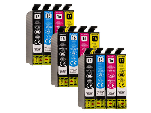 Compatible 16XL Epson Ink Cartridges – 3 Multipacks