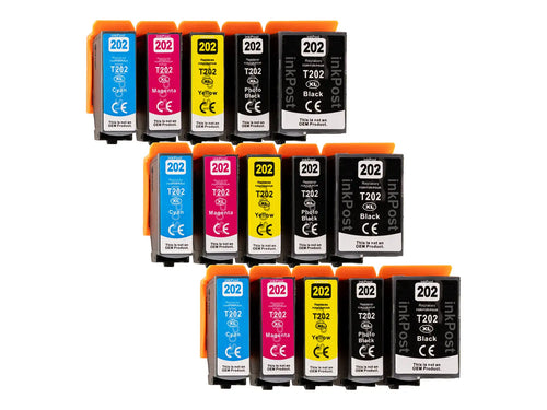 Compatible 202XL Epson Ink Cartridges – 3 Multipacks