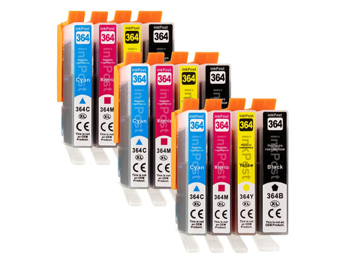 Compatible 364XL HP Ink Cartridges – 3 Multipacks