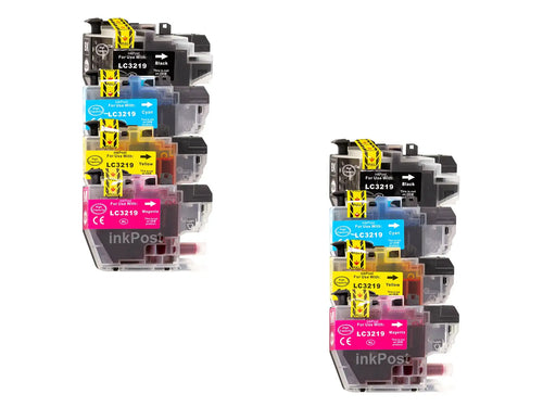 LC3219XL Brother – Cartouches d’encre compatibles – 2 packs multiples